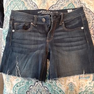 Denim shorts